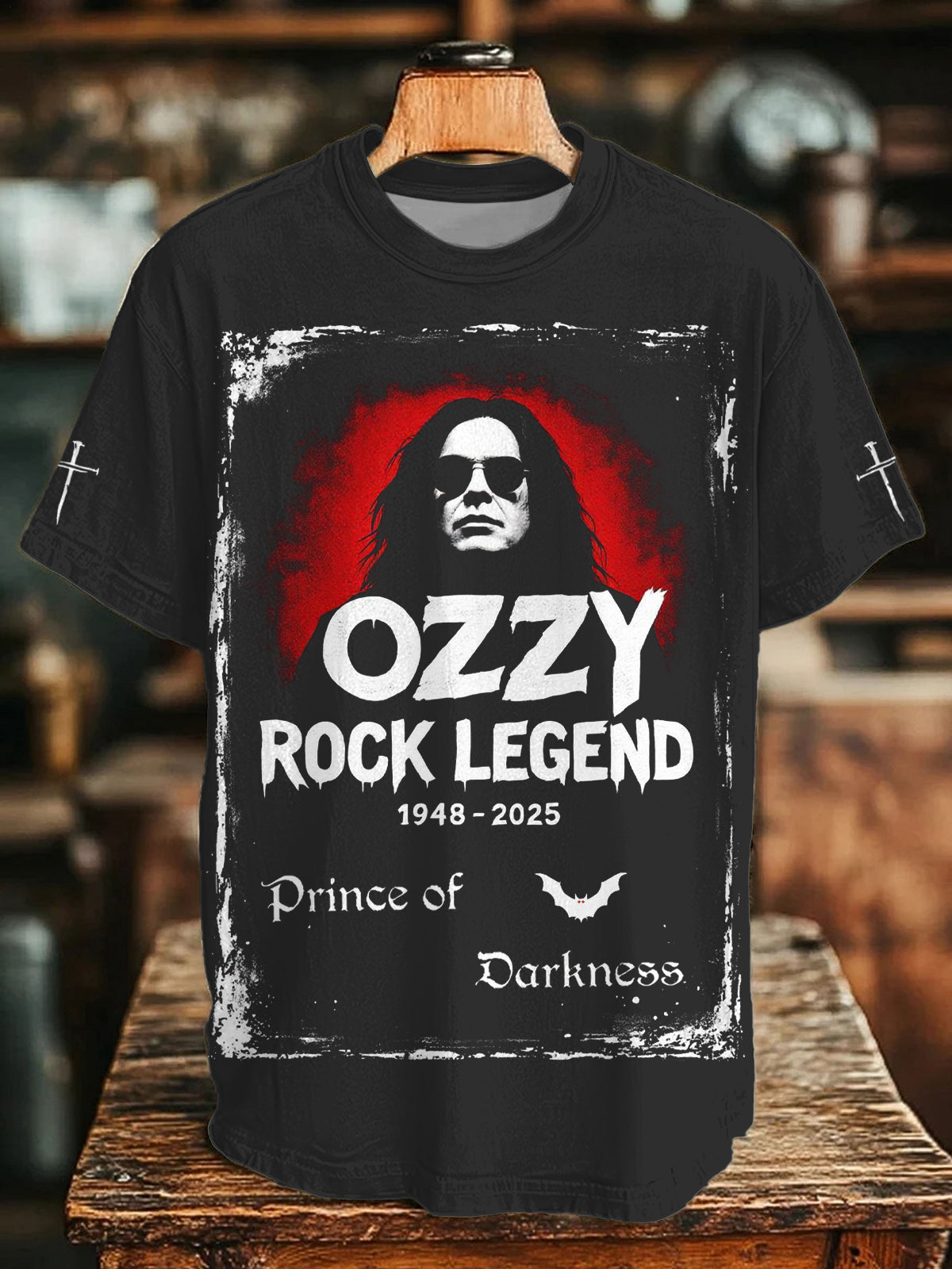 Ozzy Osbourne Unisex Cotton Crew Neck T-shirt