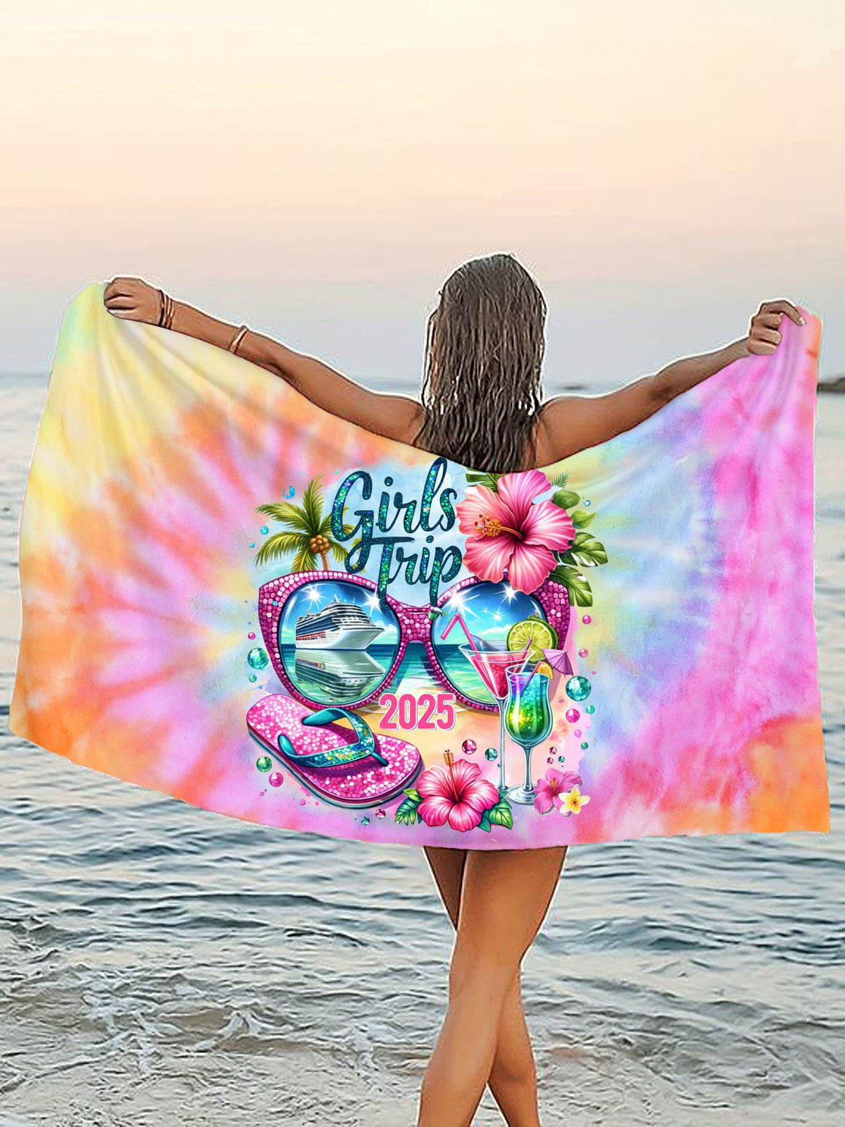Girl Trip 2025 Flanell-Strandtuch