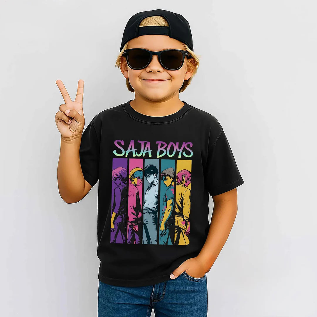 Saja Boys Demon Hunter Children's Cotton T-Shirts