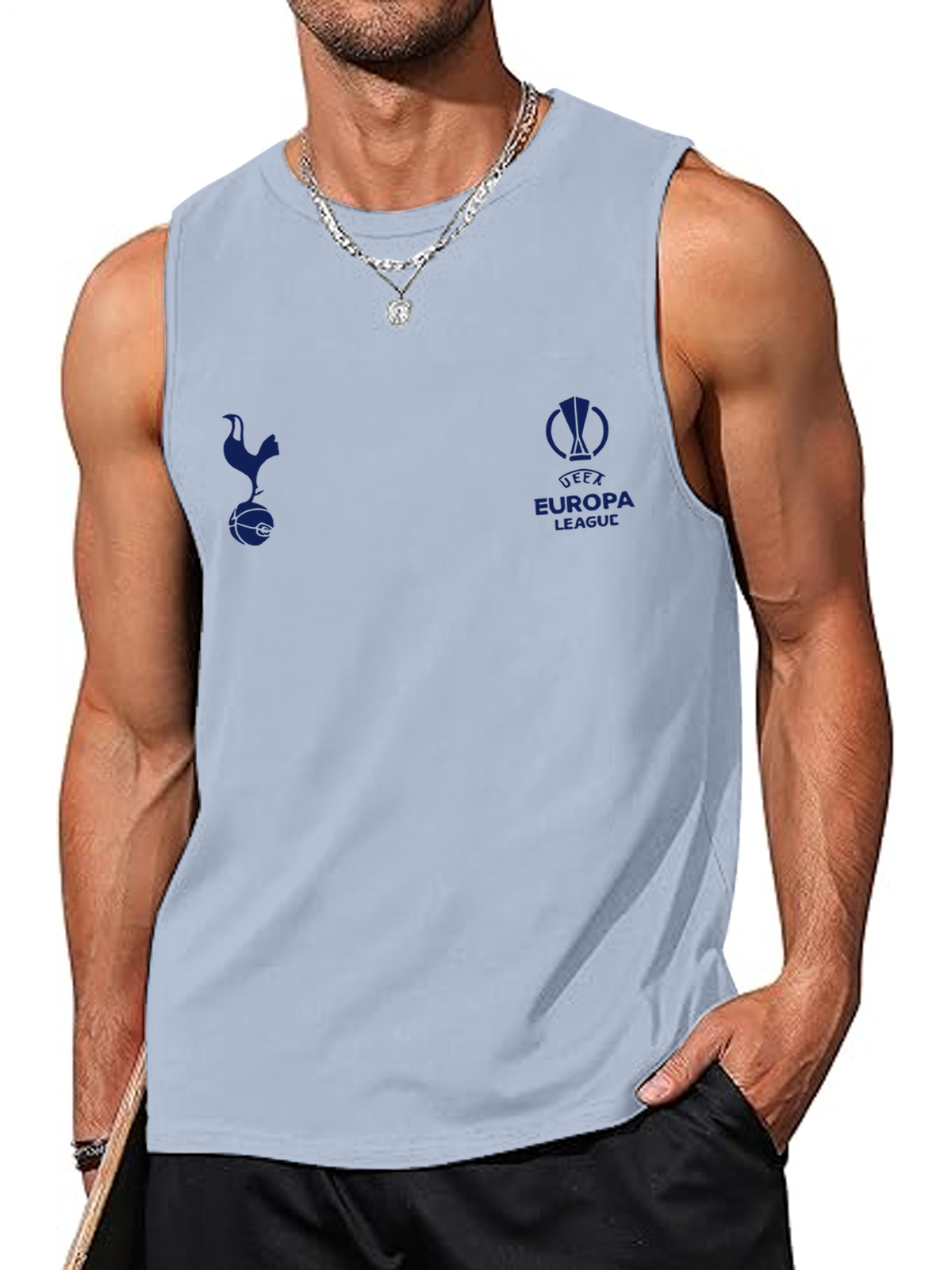 Tottenham Hotspur Football Fans Sleeveless Round Neck Vest