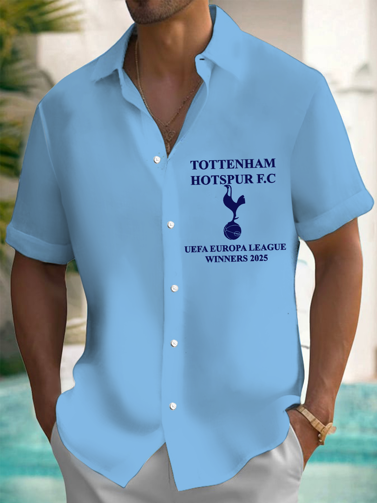 Tottenham Hotspur Football Fans Men's Short Sleeve Shirts