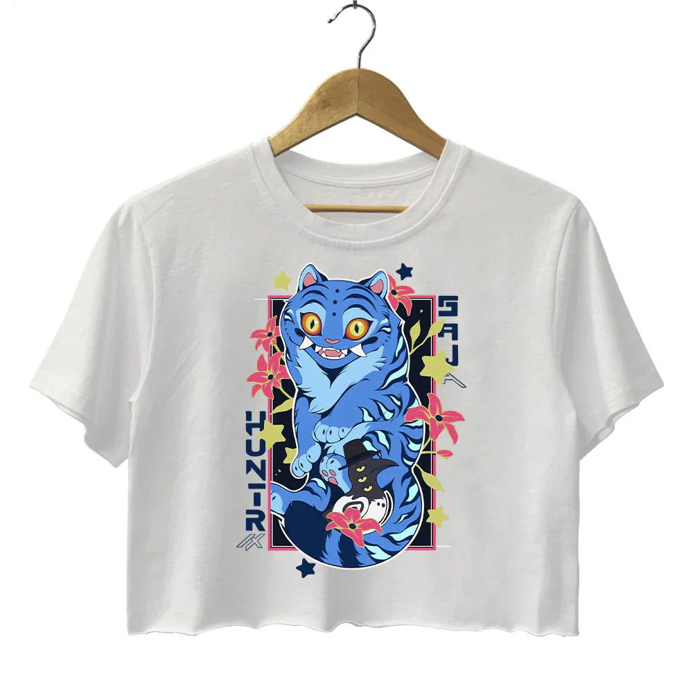 Derpy Tiger Demon Hunters Crop Top