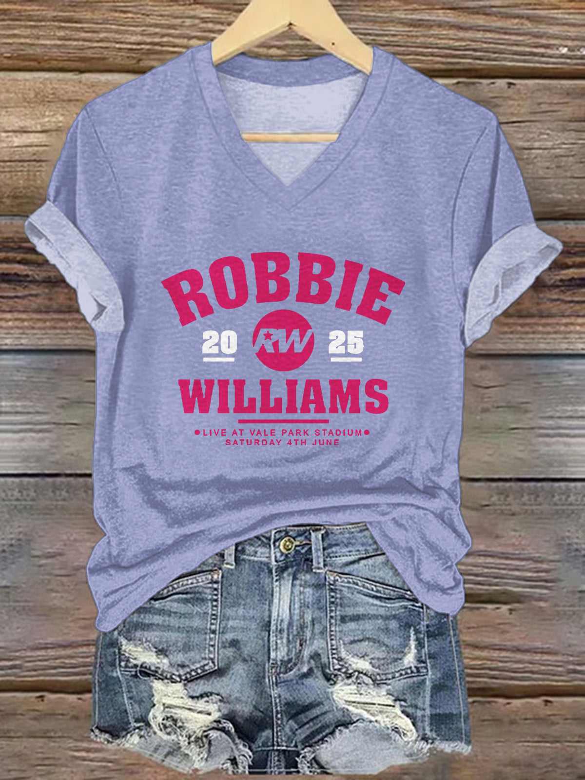 Robbie Williams 2025 V-neck T-Shirt