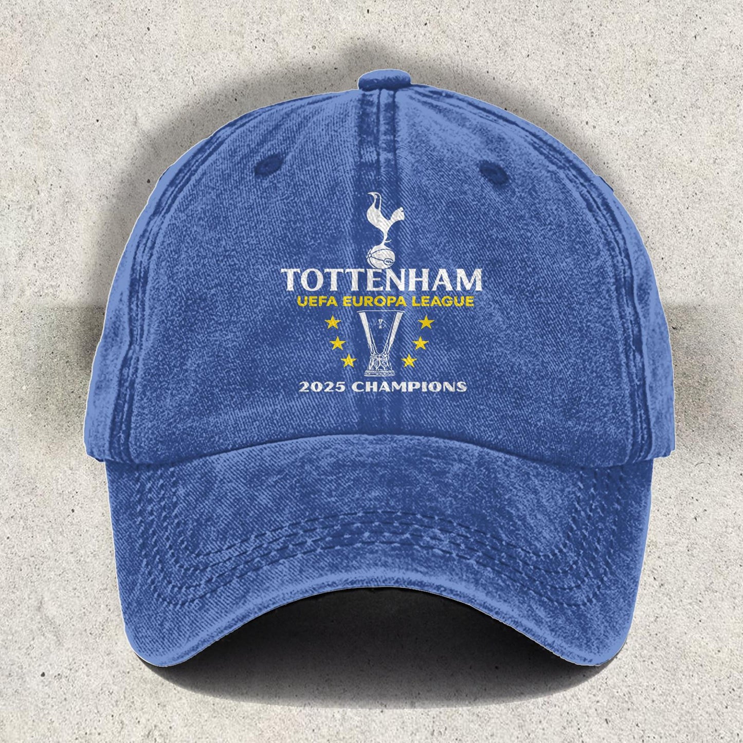Tottenham Hotspur Europa League Champions 2025 Printed Baseball Cap