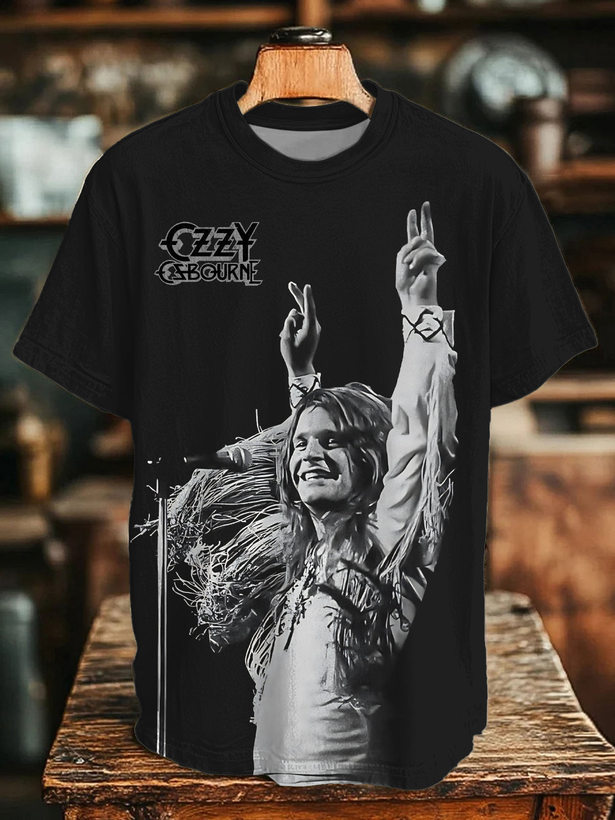 Ozzy Osbourne Unisex Cotton Crew Neck T-shirt