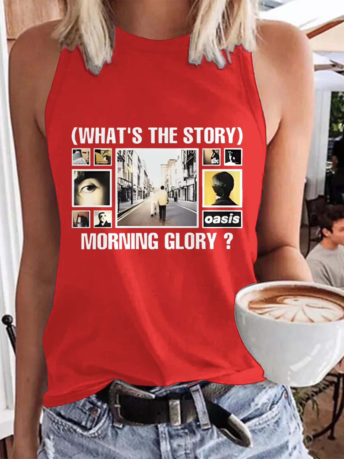 Oasis 2025 Tour Print Casual Sleeveless Top