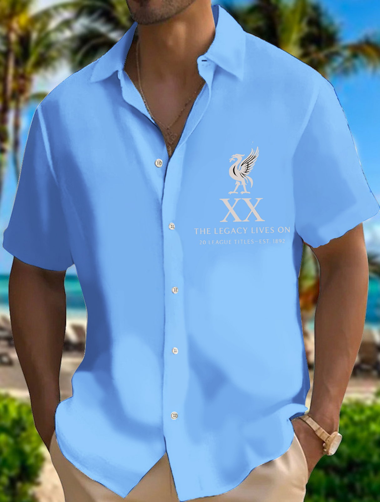 Vintage Liverpool Champions 2025 Men's Short Sleeve Shirts