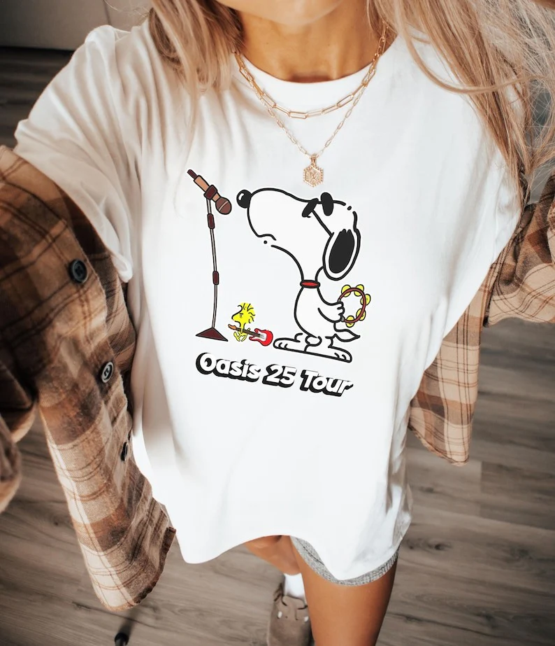オアシス 2025 ツアー クルーネック Tシャツ