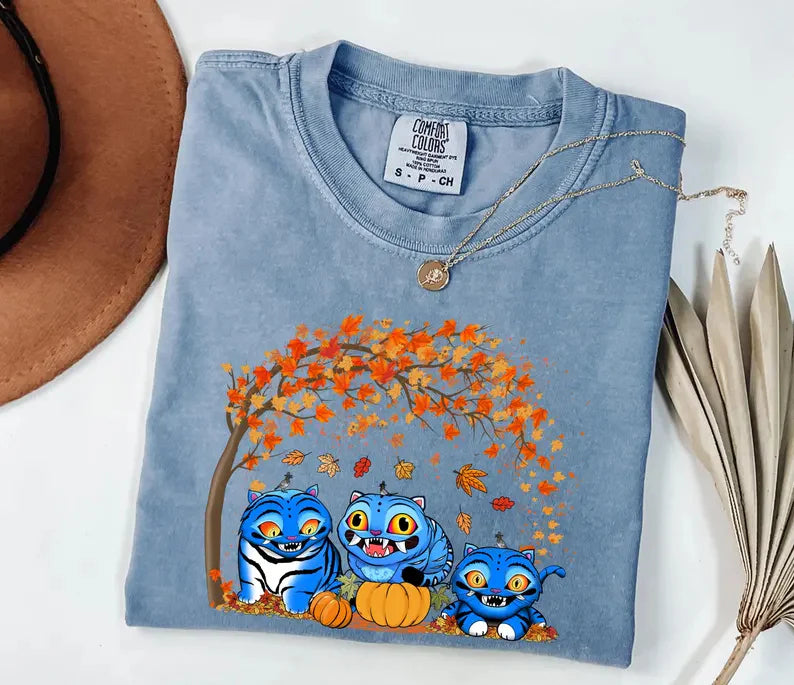Halloween Hunter Tiger Crew Neck T-shirt