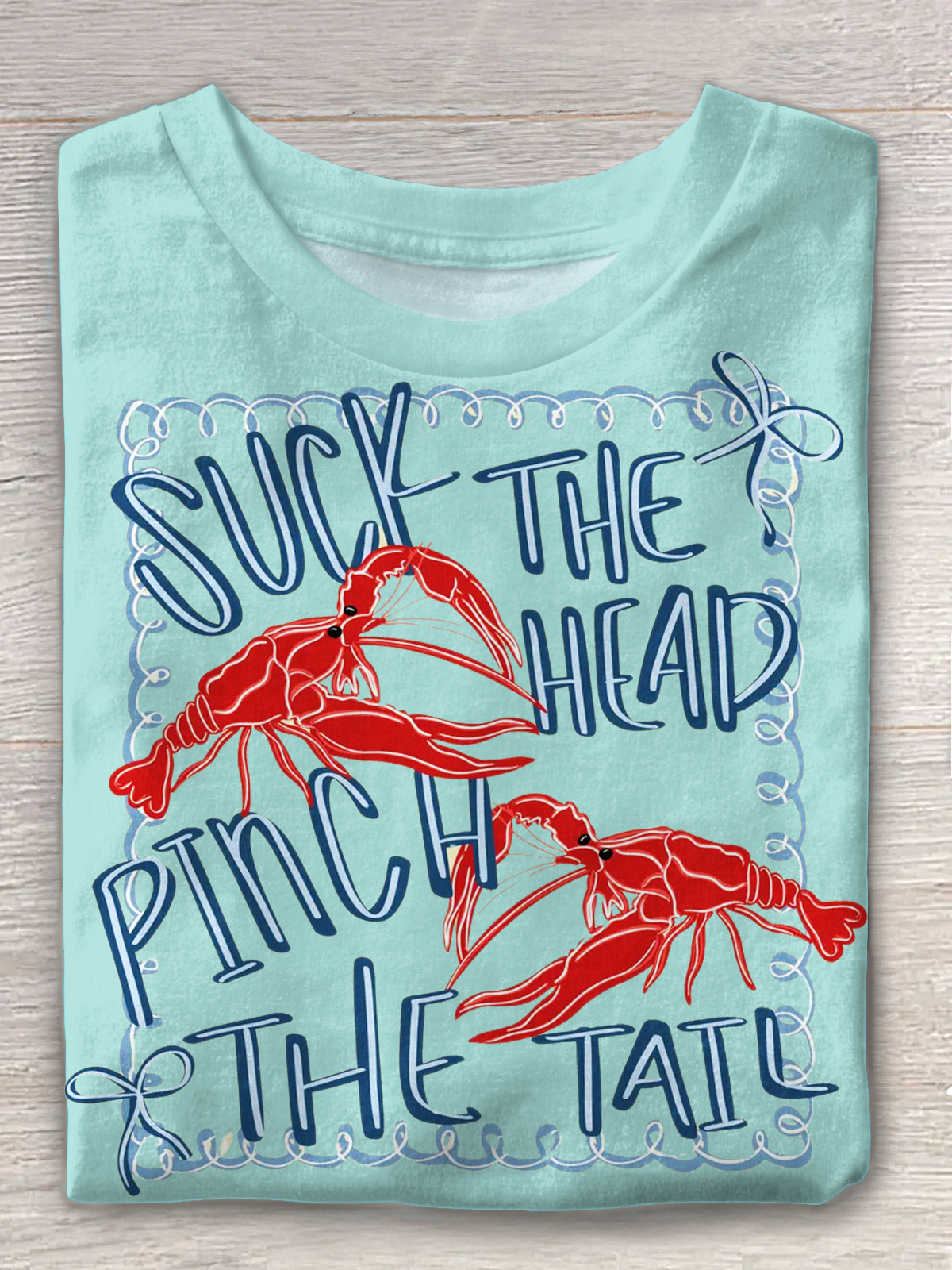 ザリガニボイルシーズンシーズニングクルーネックTシャツ