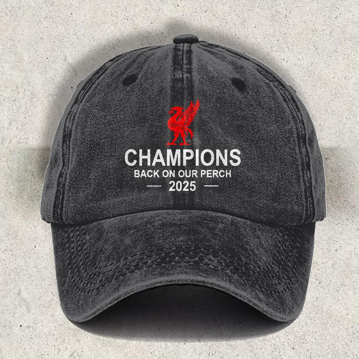 Liverpool Champions Wall Printed Baseball Cap