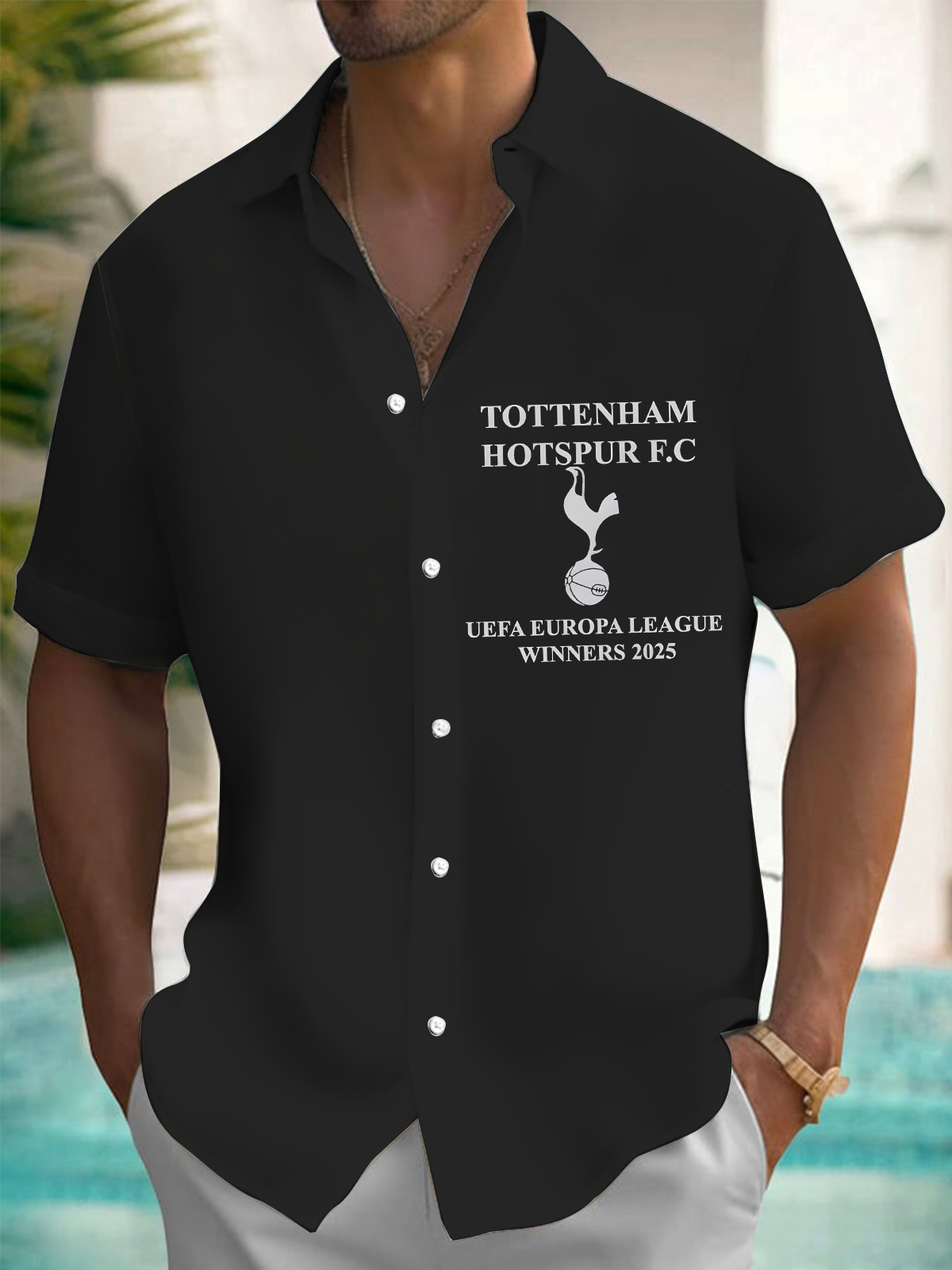 Tottenham Hotspur Football Fans Men's Short Sleeve Shirts