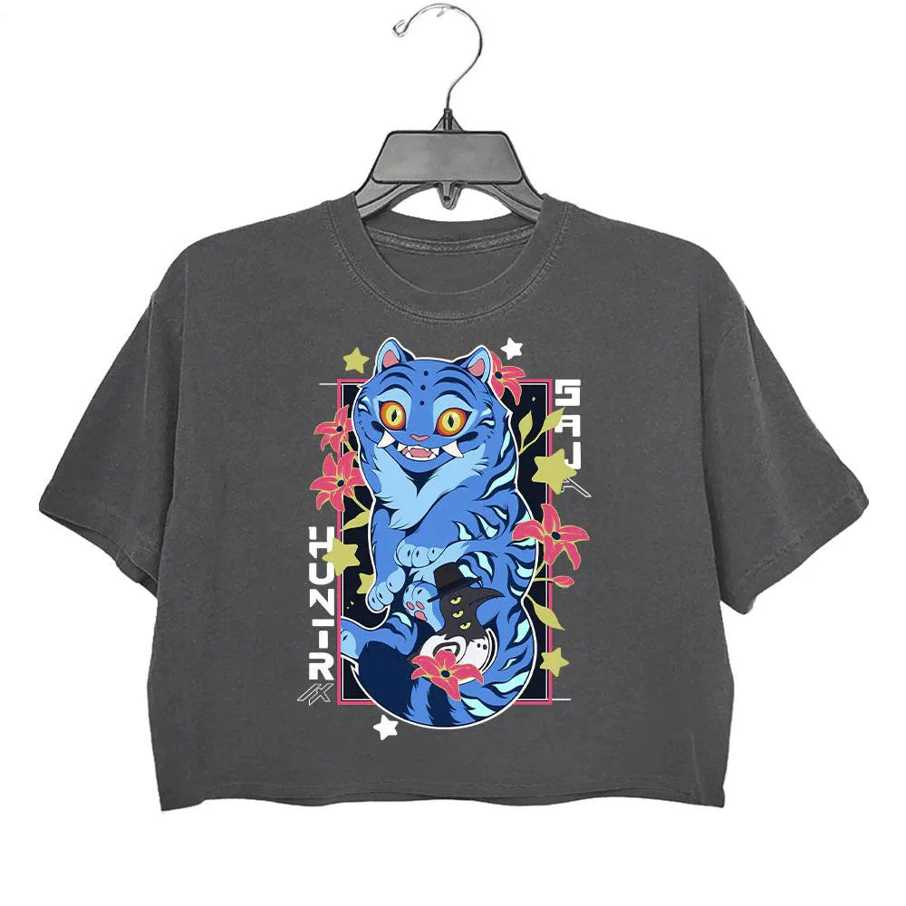 Derpy Tiger Demon Hunters Crop Top