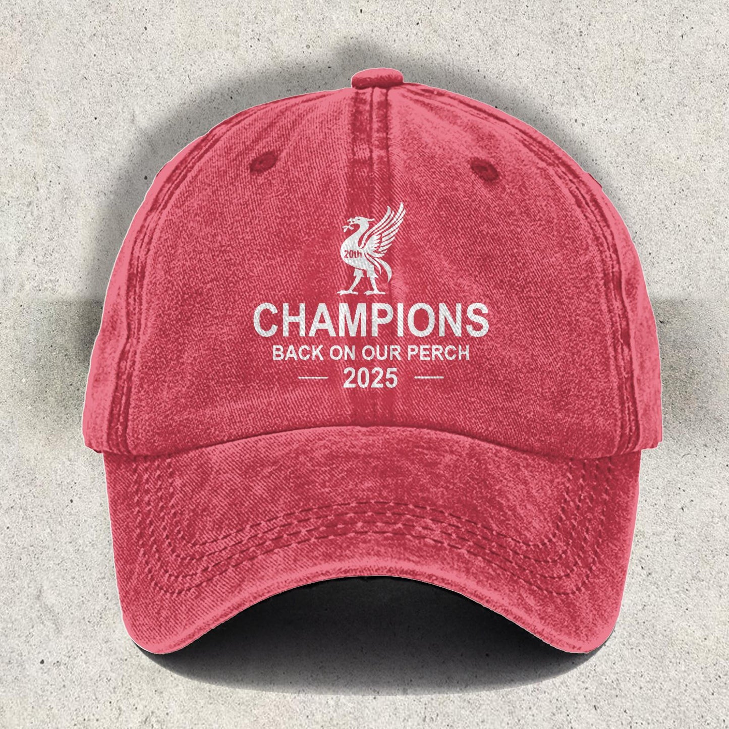 Liverpool Champions Wall Printed Baseball Cap