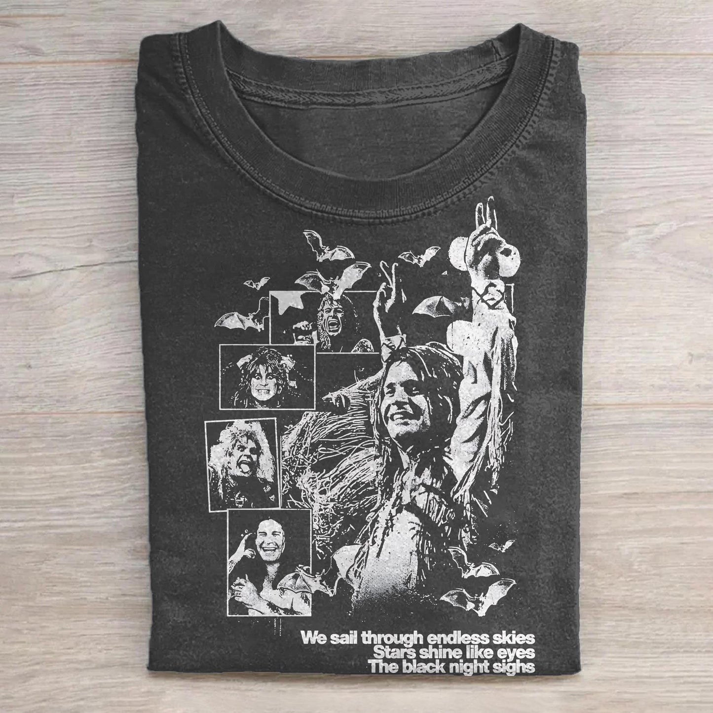 In Memory of Ozzy Osbourne Washed Cotton Short Sleeves