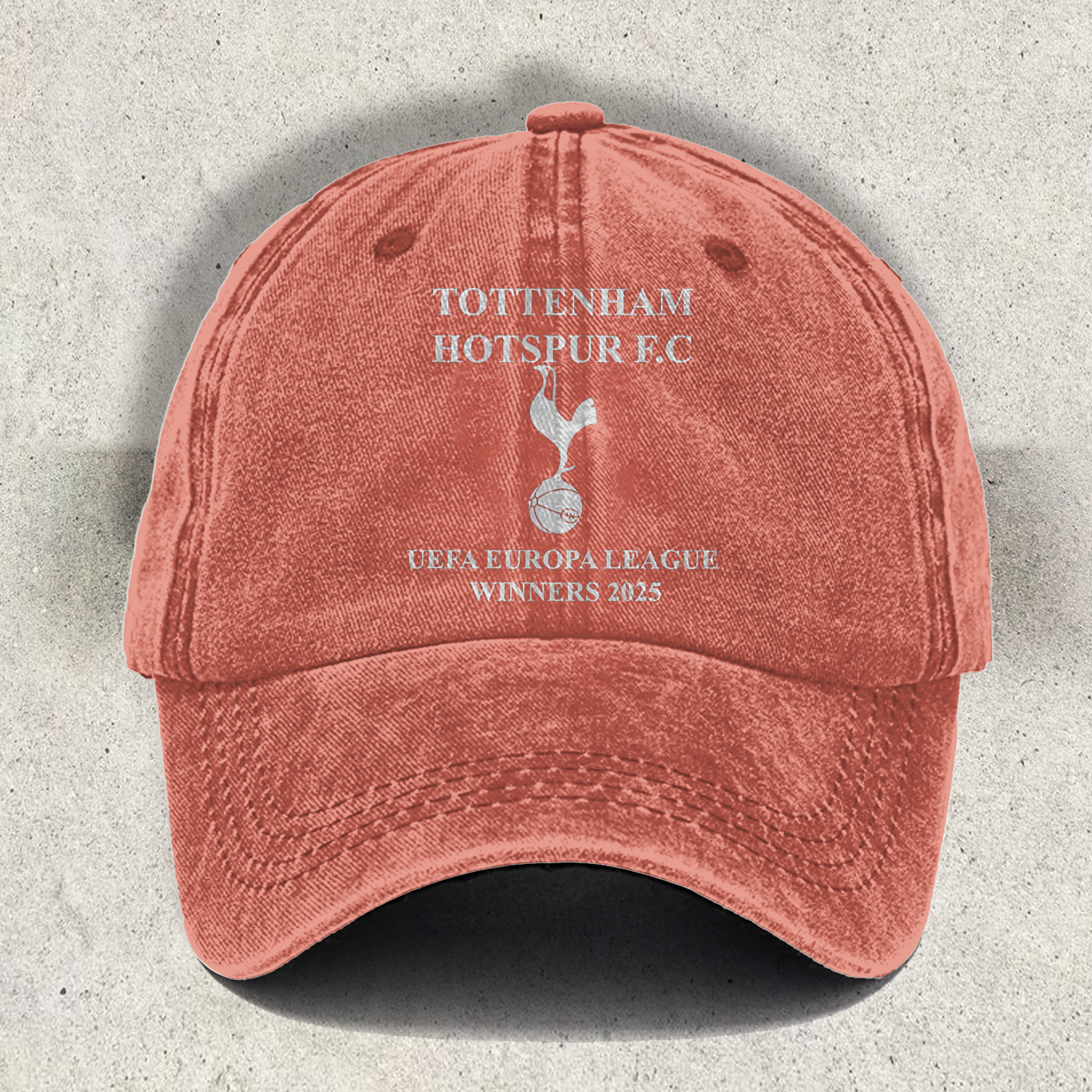 Tottenham Hotspur Champions 2025 Printed Baseball Cap