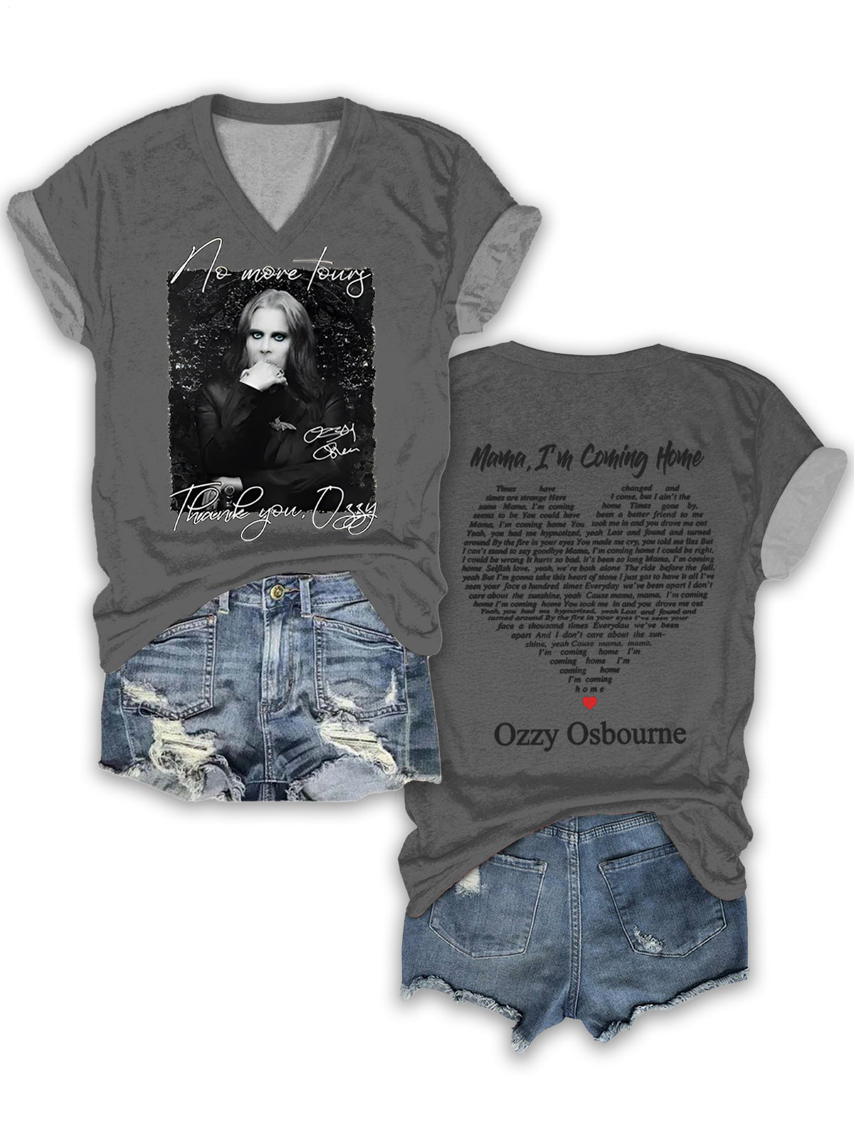 Ozzy Osbourne V-neck T-Shirt