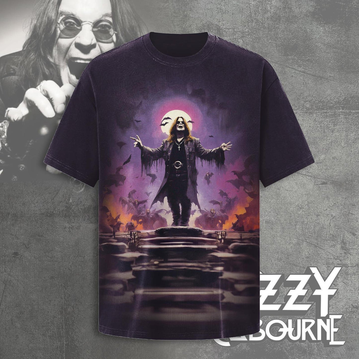 Ozzy Osbourne Crew Neck T-shirt