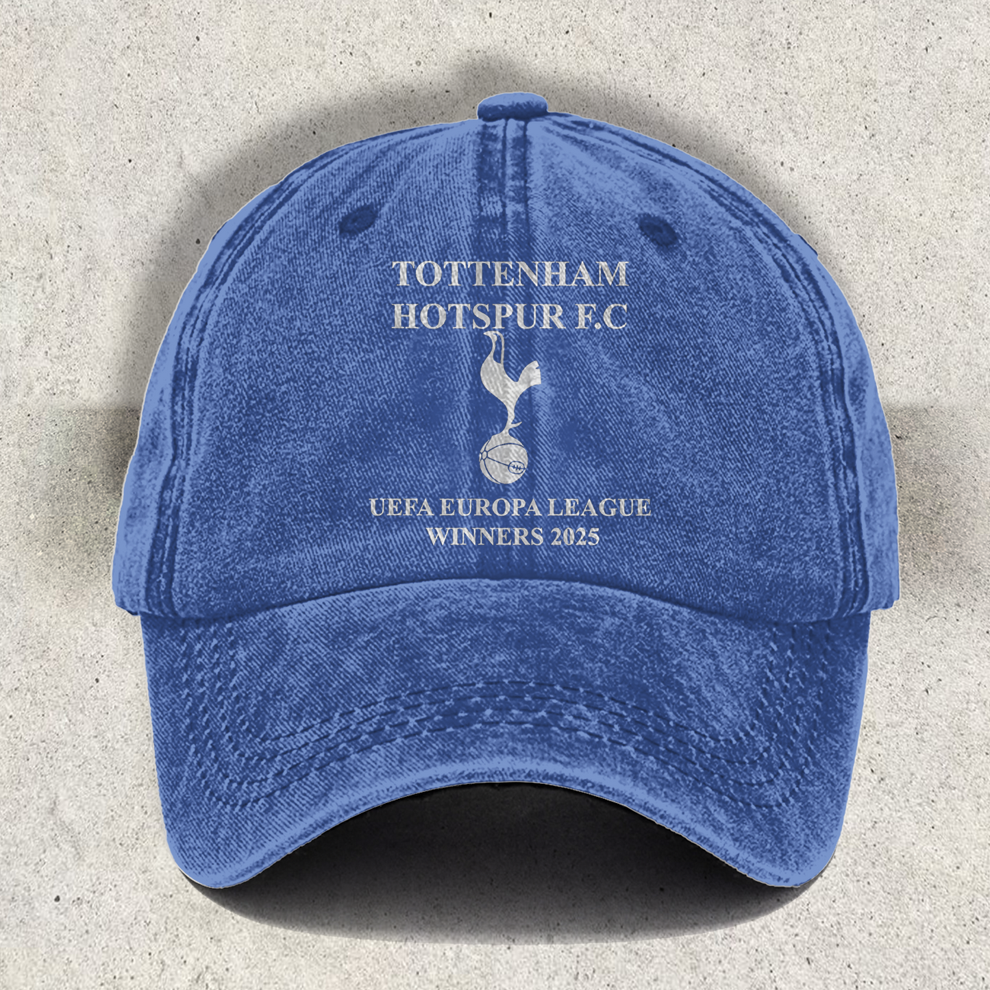 Tottenham Hotspur Champions 2025 Printed Baseball Cap