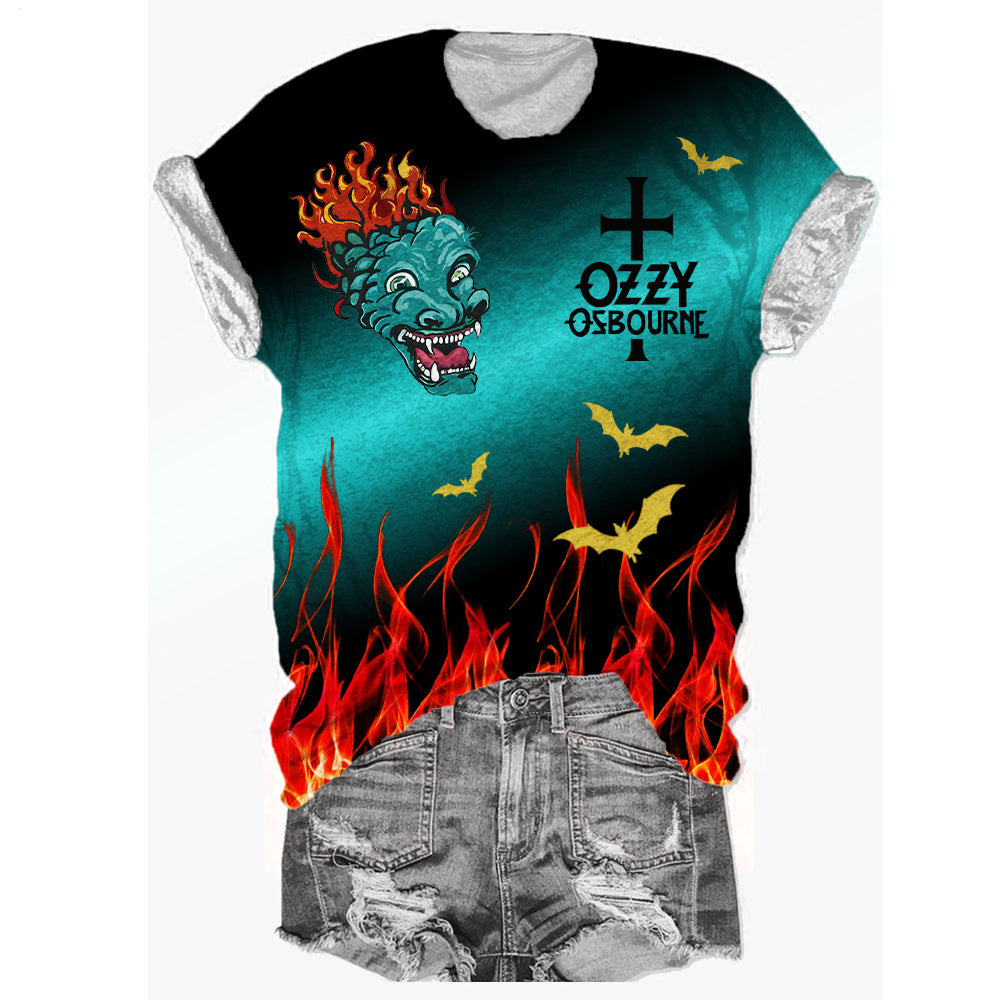 Ozzy Osbourne Art Crew Neck T-shirt