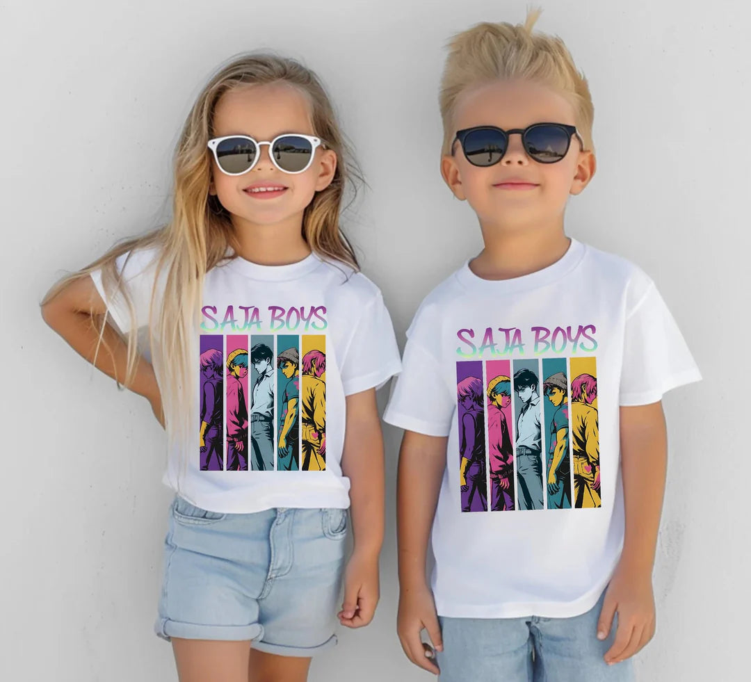 Saja Boys Demon Hunter Children's Cotton T-Shirts
