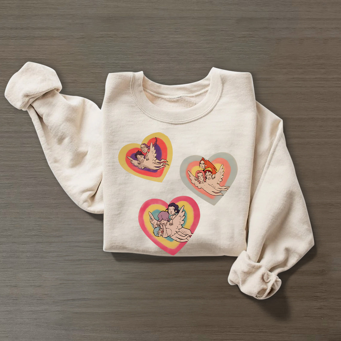 Demon Hunters Printed Long Sleeve Casual Top