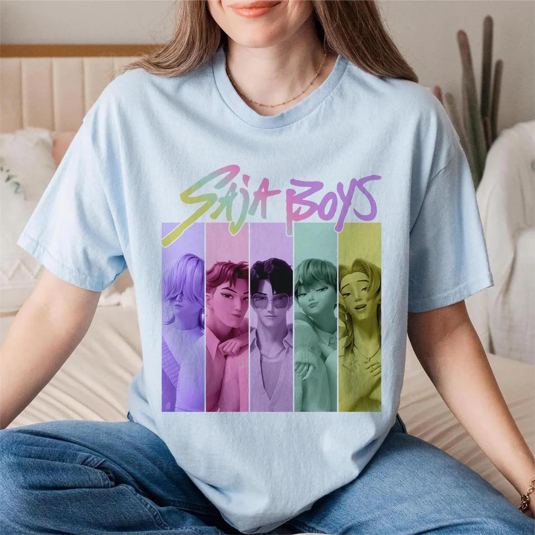 Kpop Demon Hunters Crew Neck T-Shirt
