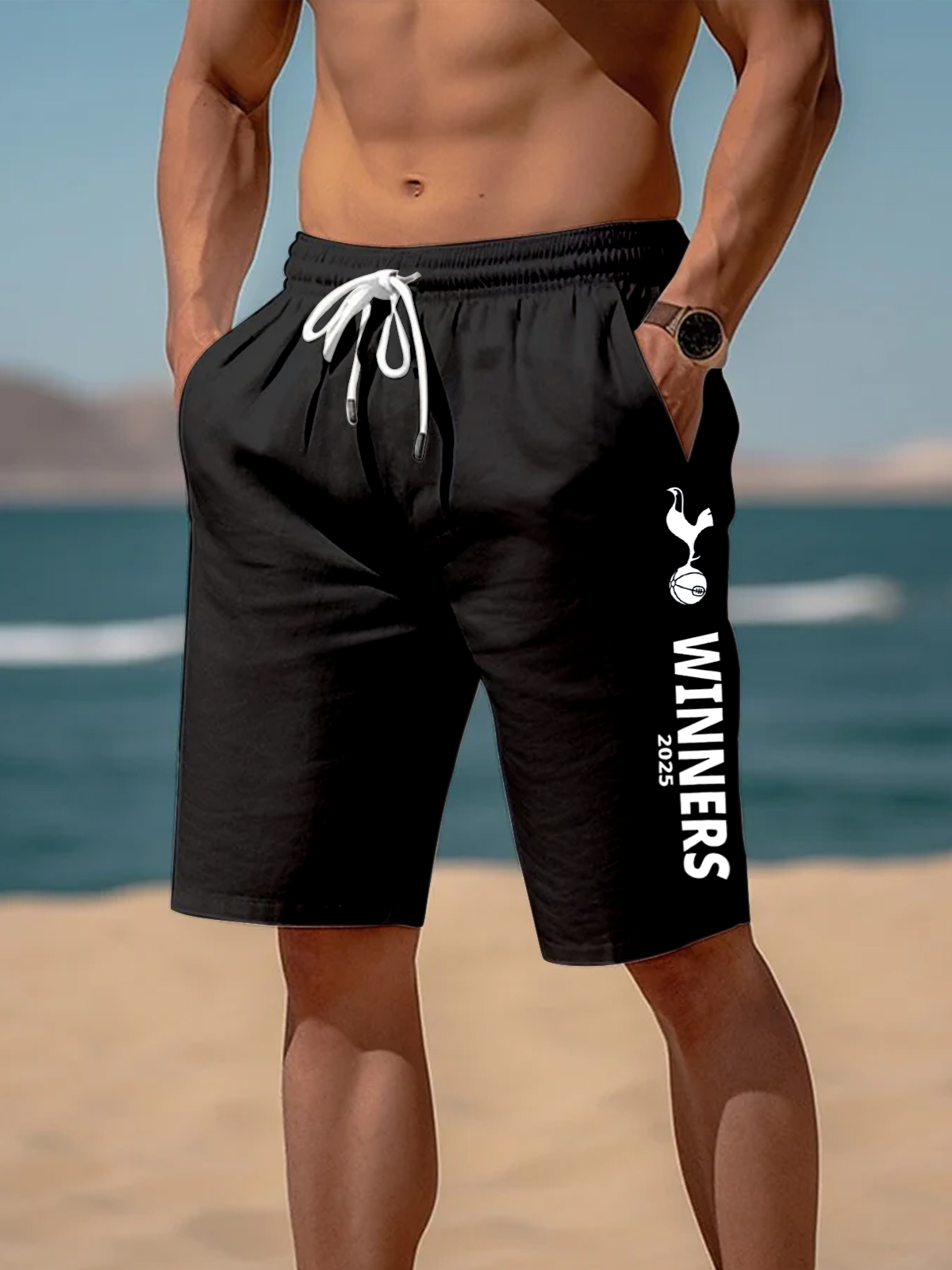 Tottenham Hotspur Football Fans Men's Print Pocket Shorts