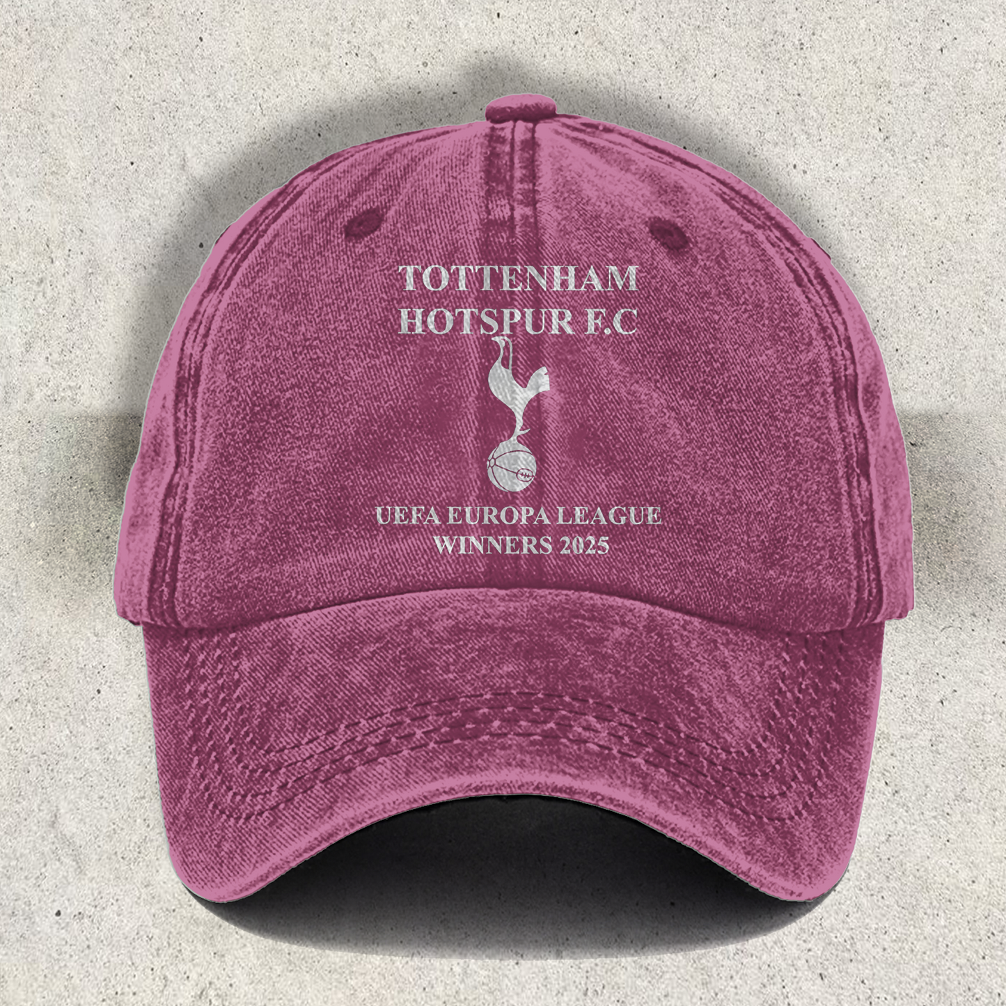 Tottenham Hotspur Champions 2025 Printed Baseball Cap