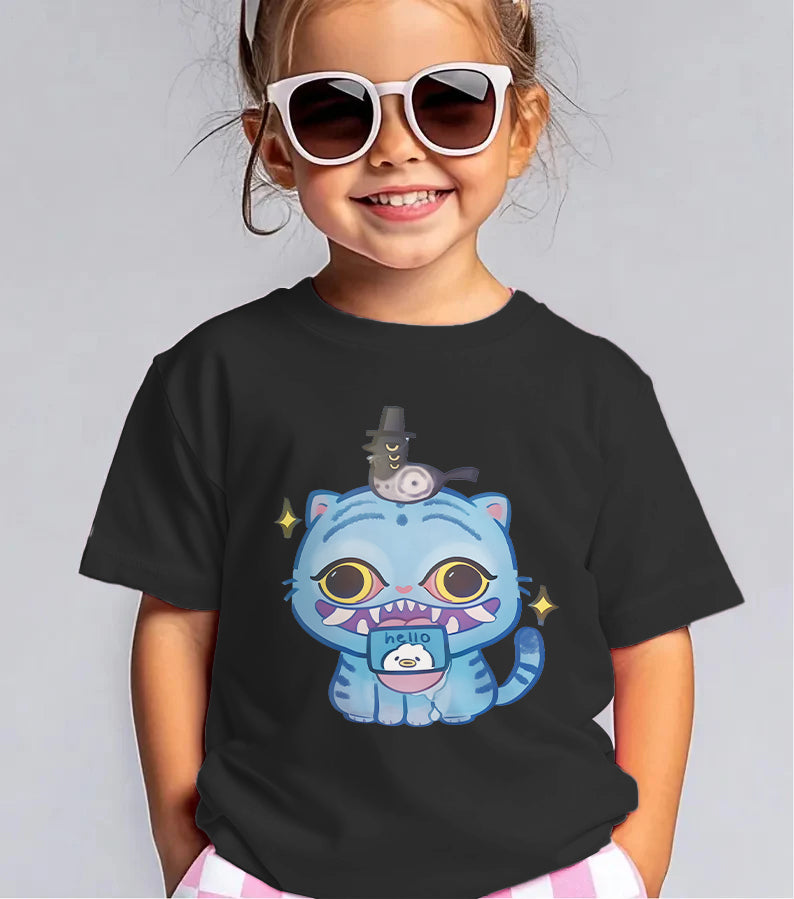 Demon Hunter Tiger Children's Cotton T-Shirts