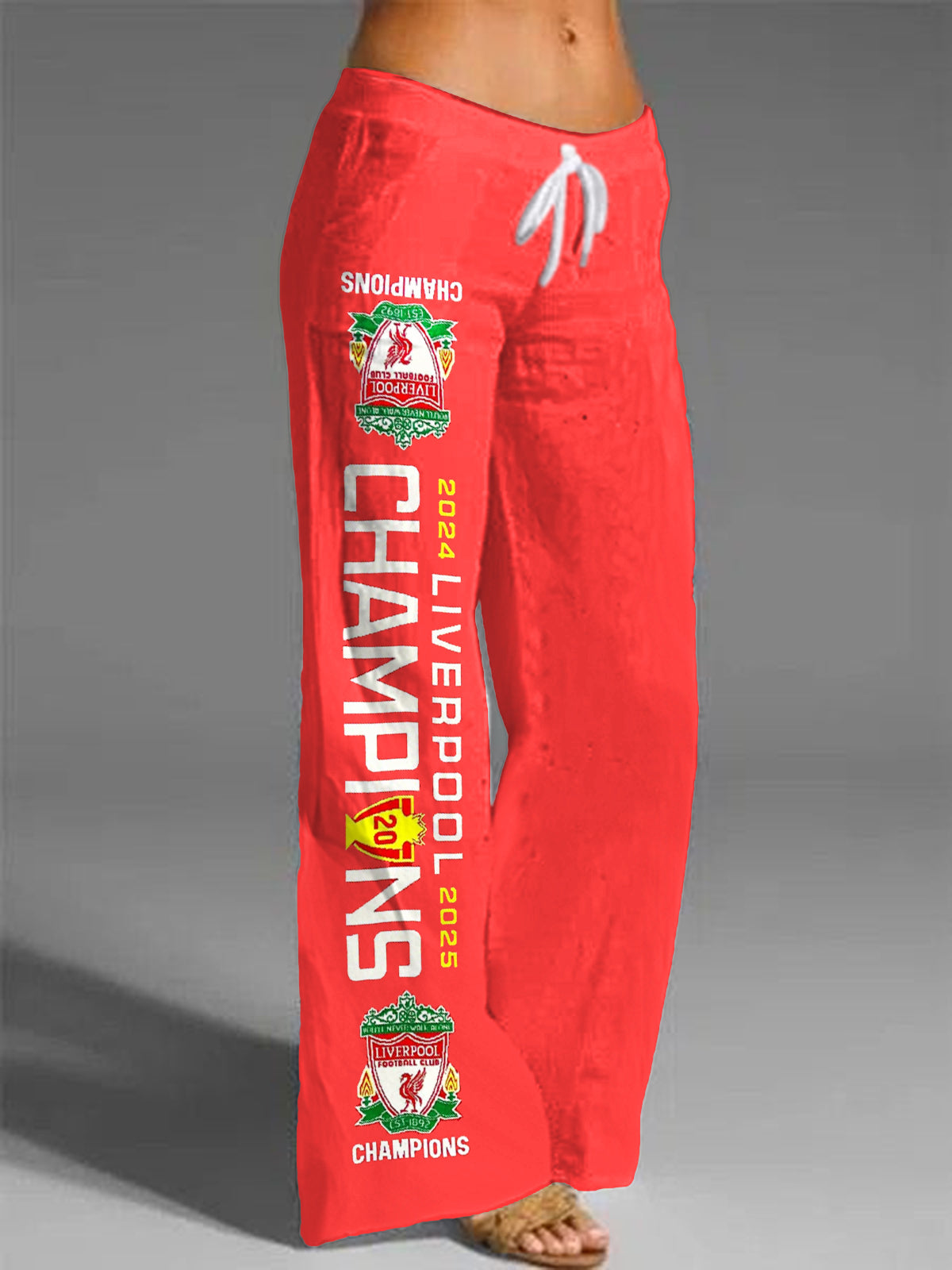 Liverpool Champions Wall Print Casual Pants