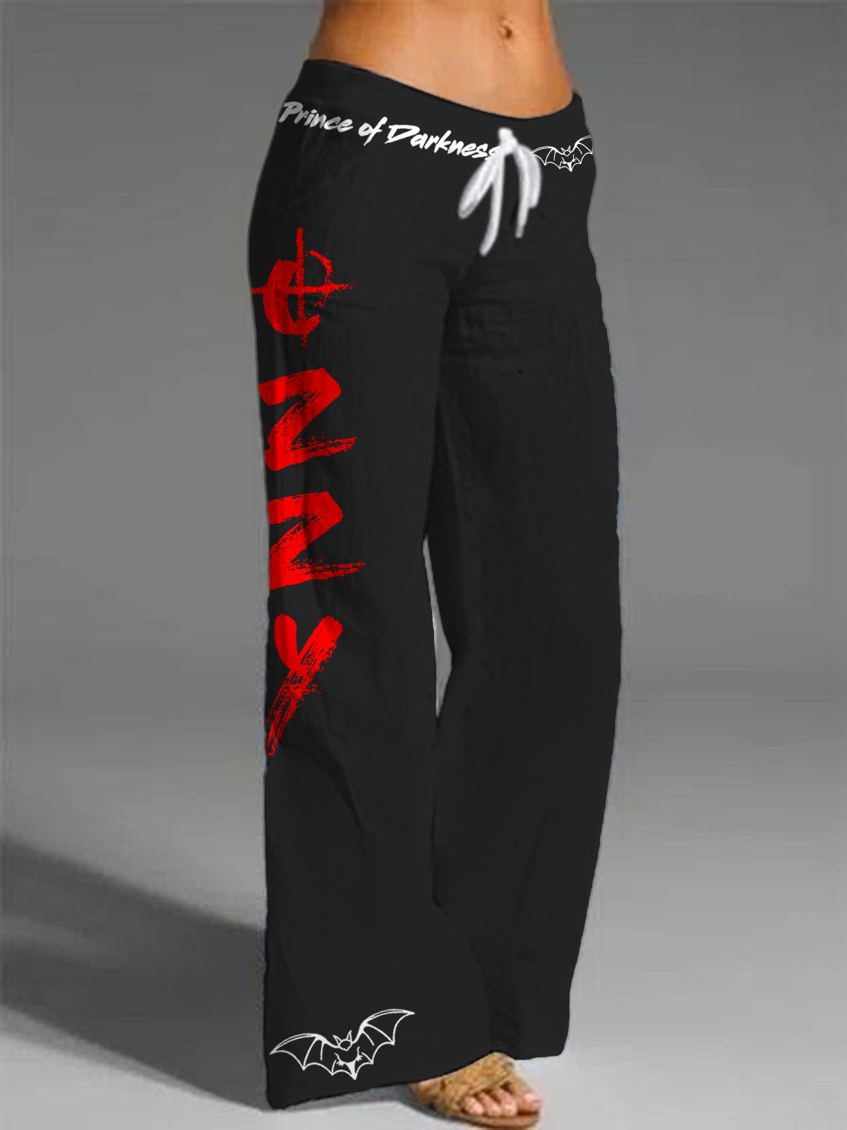 In Memory of Ozzy Osbourne Printed Casual Pants