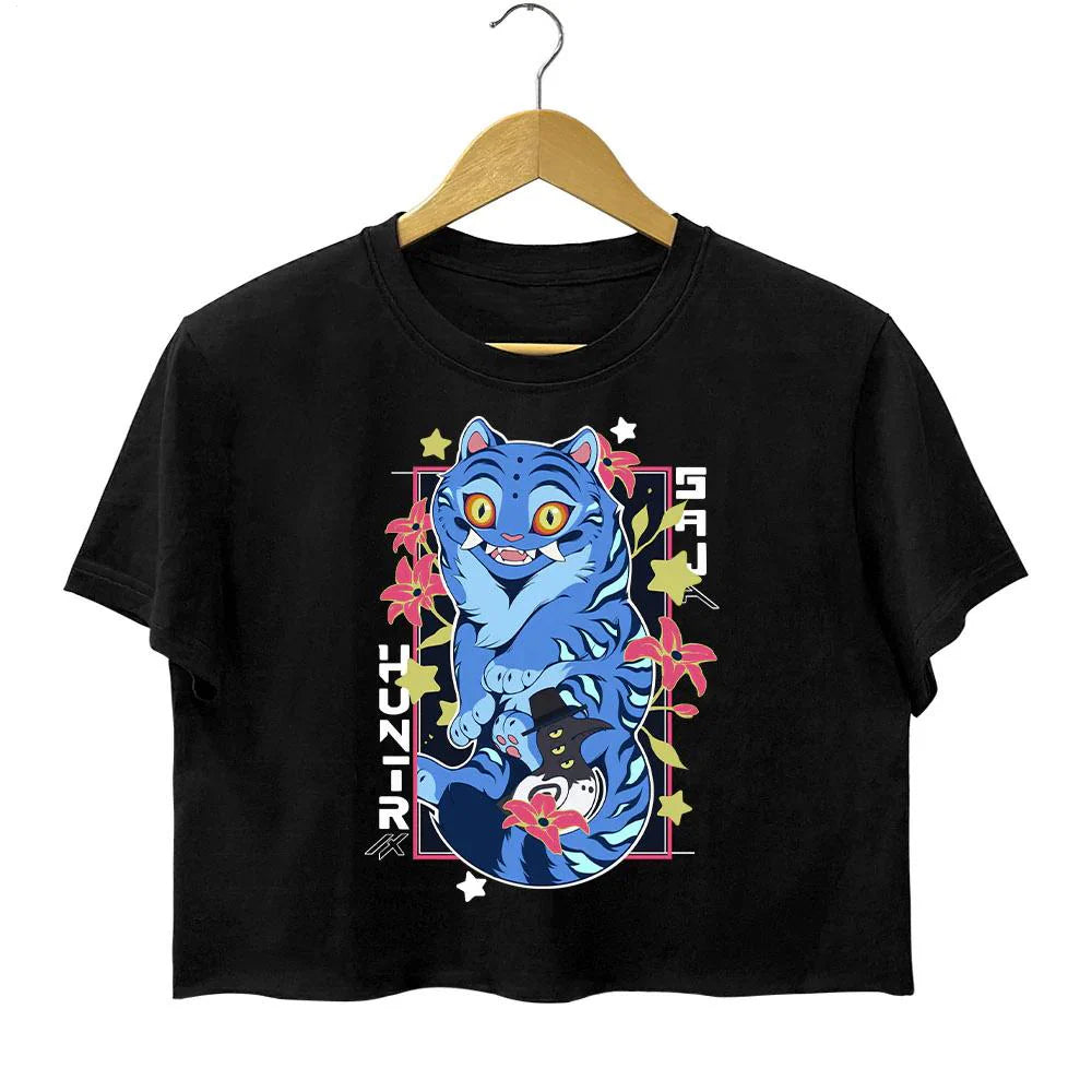 Derpy Tiger Demon Hunters Crop Top