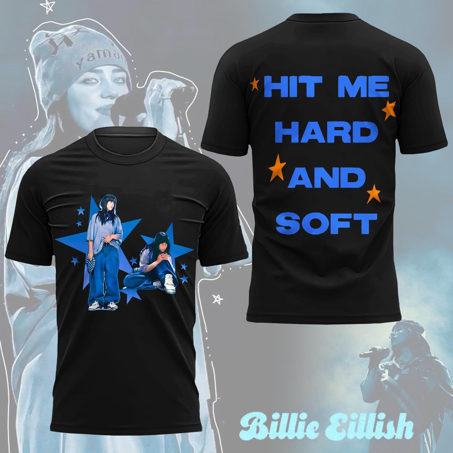 Hit Me Hard and Soft Billie Eilish 2025 Crew Neck T-shirt