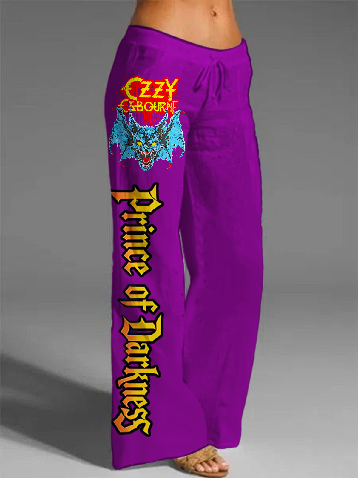 70s Heavy Metal Rock Band Women's Printed Casual Pants
