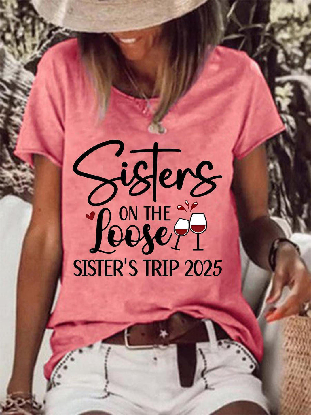Sister On The Loose Sister's Trip 2025 캐주얼 티셔츠