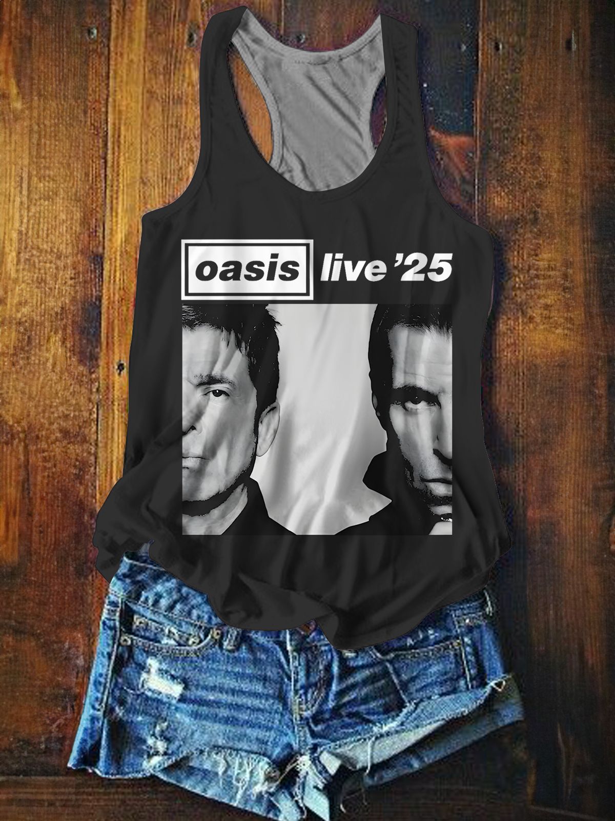 Oasis 2025 Tour Printed Casual Tank Top