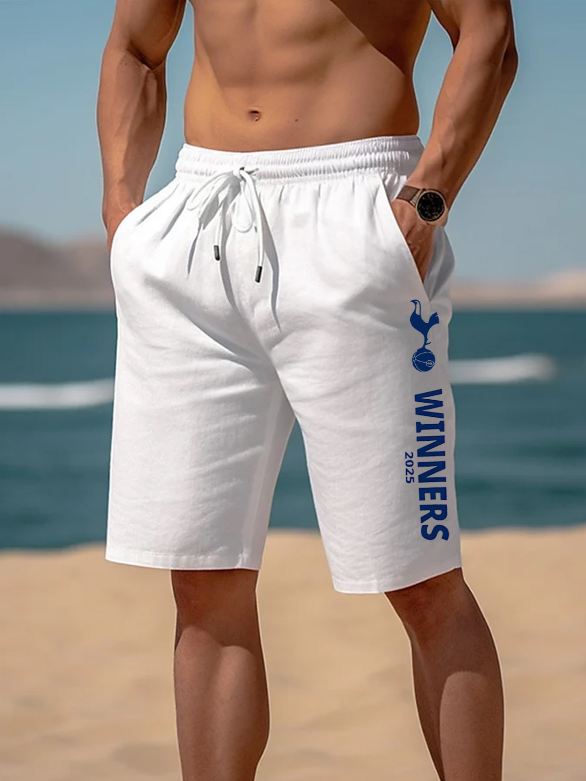 Tottenham Hotspur Football Fans Men's Print Pocket Shorts