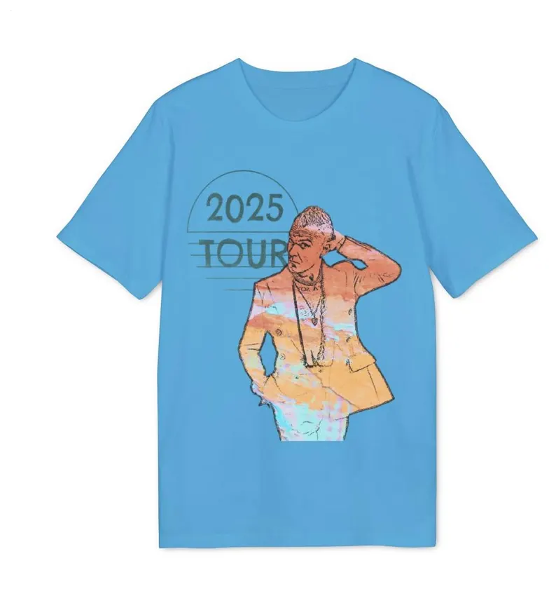 로비 윌리엄스 라이브 투어 2025 크루넥 티셔츠