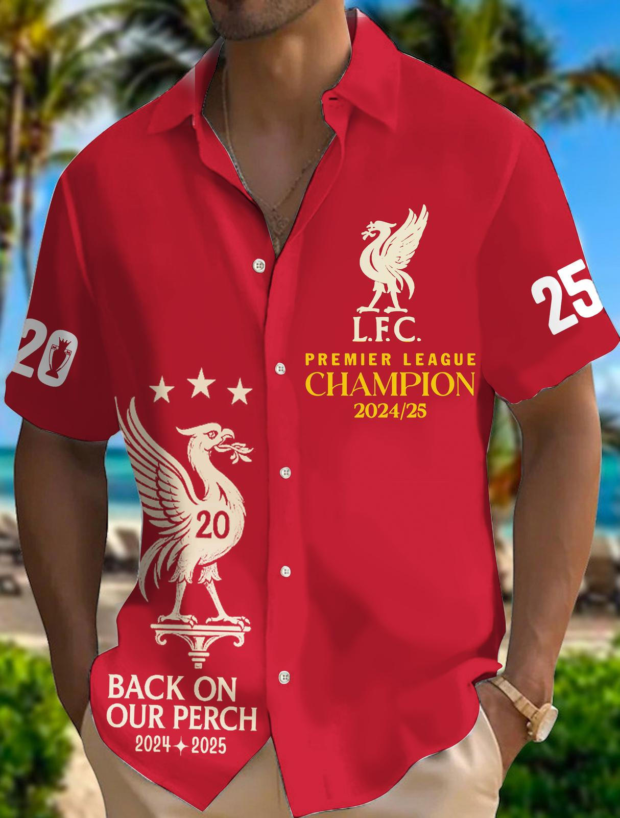 Men's Liverpool FC Champions Short Sleeve Shirts