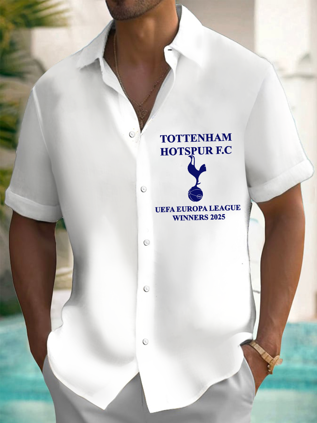 Tottenham Hotspur Football Fans Men's Short Sleeve Shirts