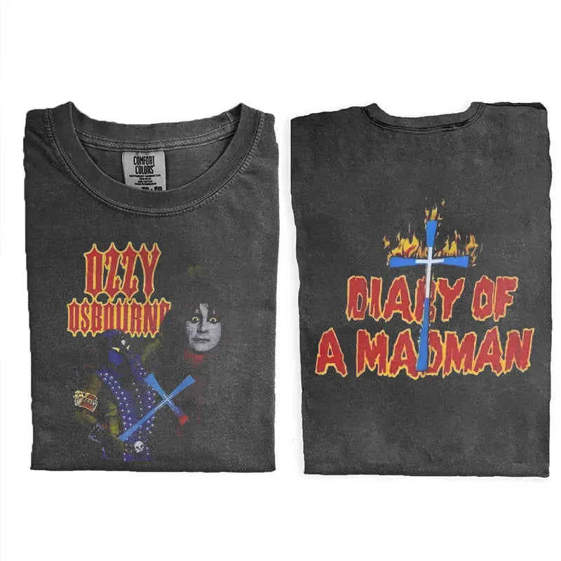 ヴィンテージグラフィック 1982 オジー ダイアリー・オブ・ア・マッドマン Tシャツ
