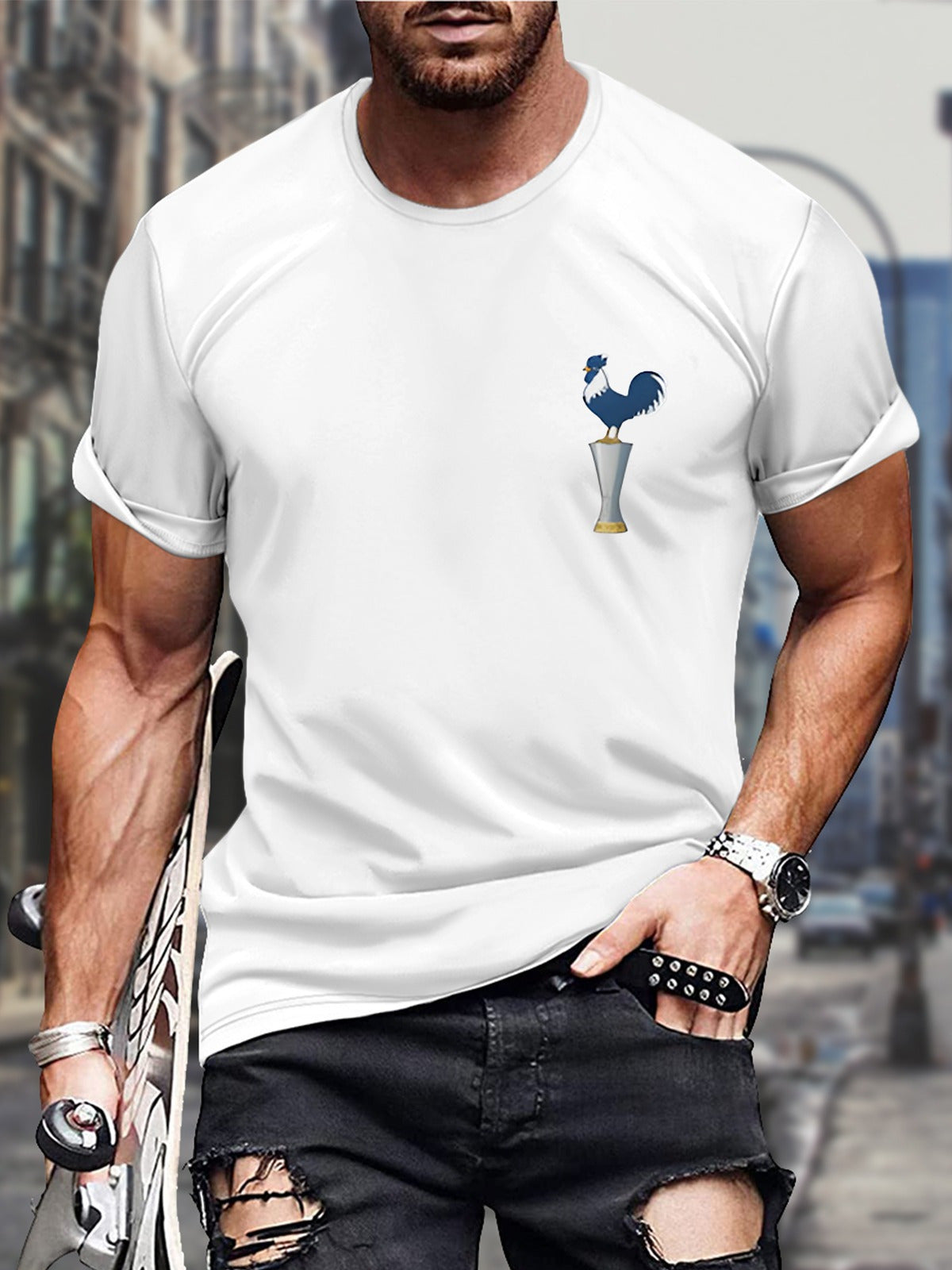Tottenham Hotspur 2025 Football Fan Celebration Round Neck Short Sleeve Men's T-shirt