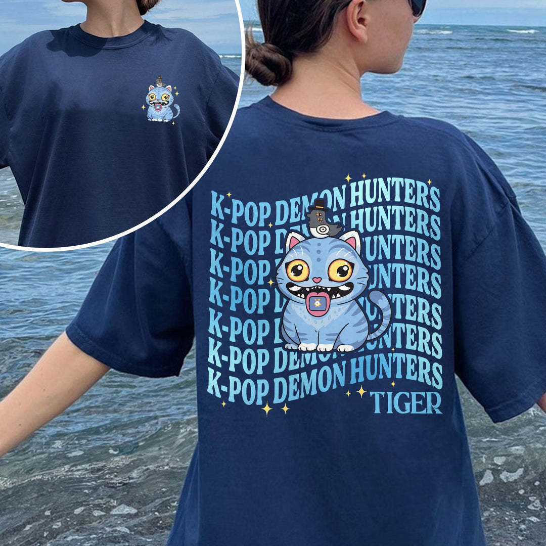 Demon Hunters Huntrix Print Crew Neck T-shirt