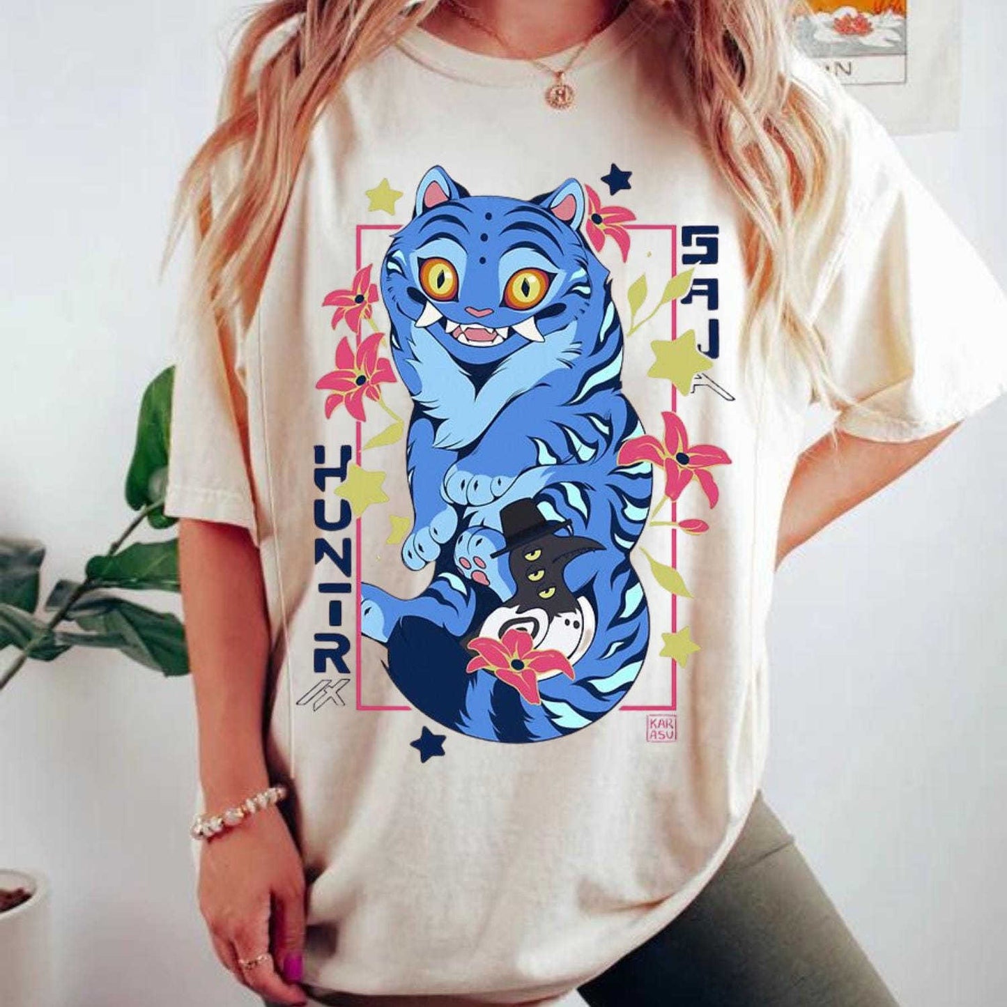 Huntrix Kpop Demo Movie Vintage Print Retro T-shirt