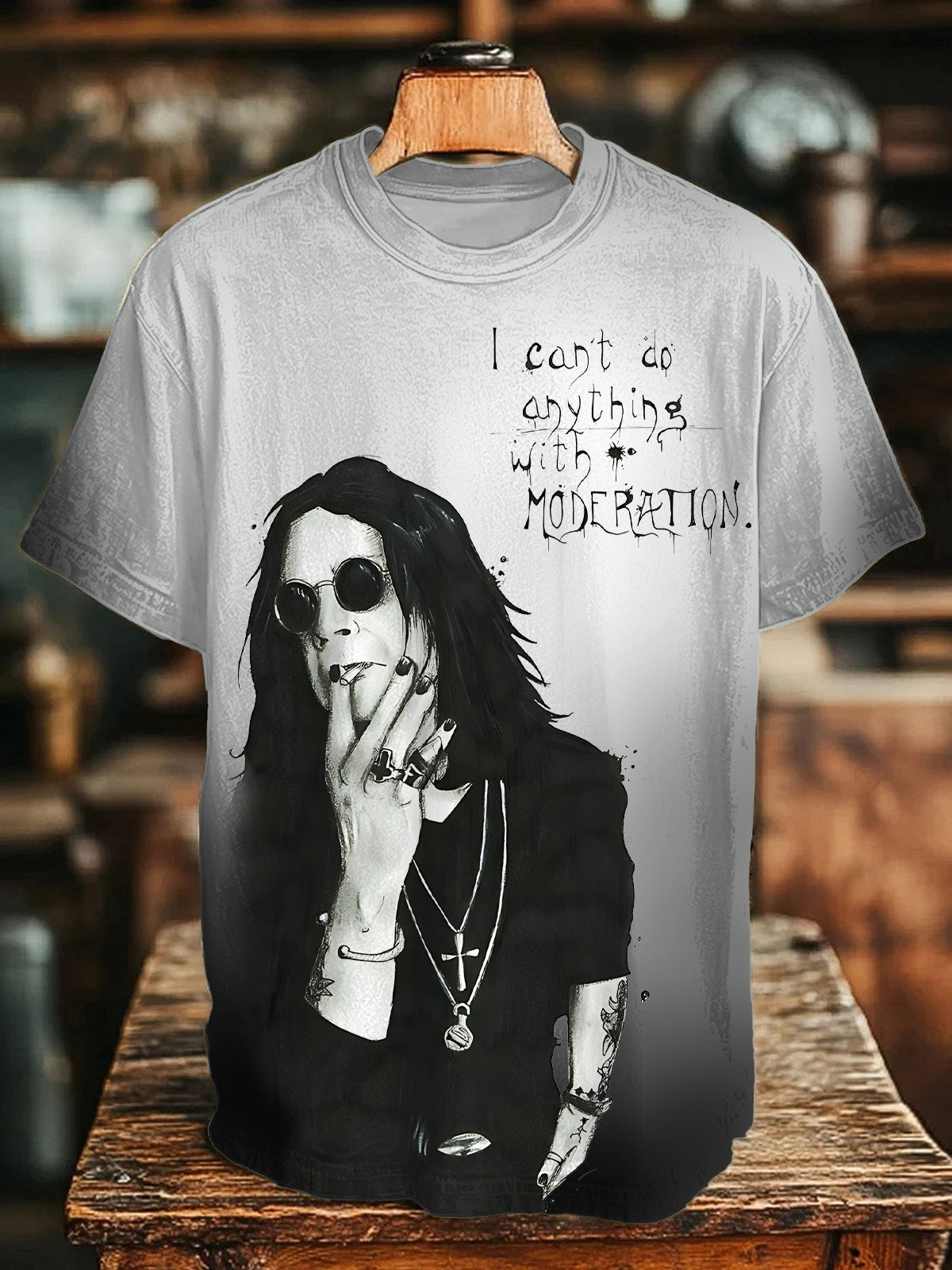 In Memory of Ozzy Osbourne Crew Neck T-shirt