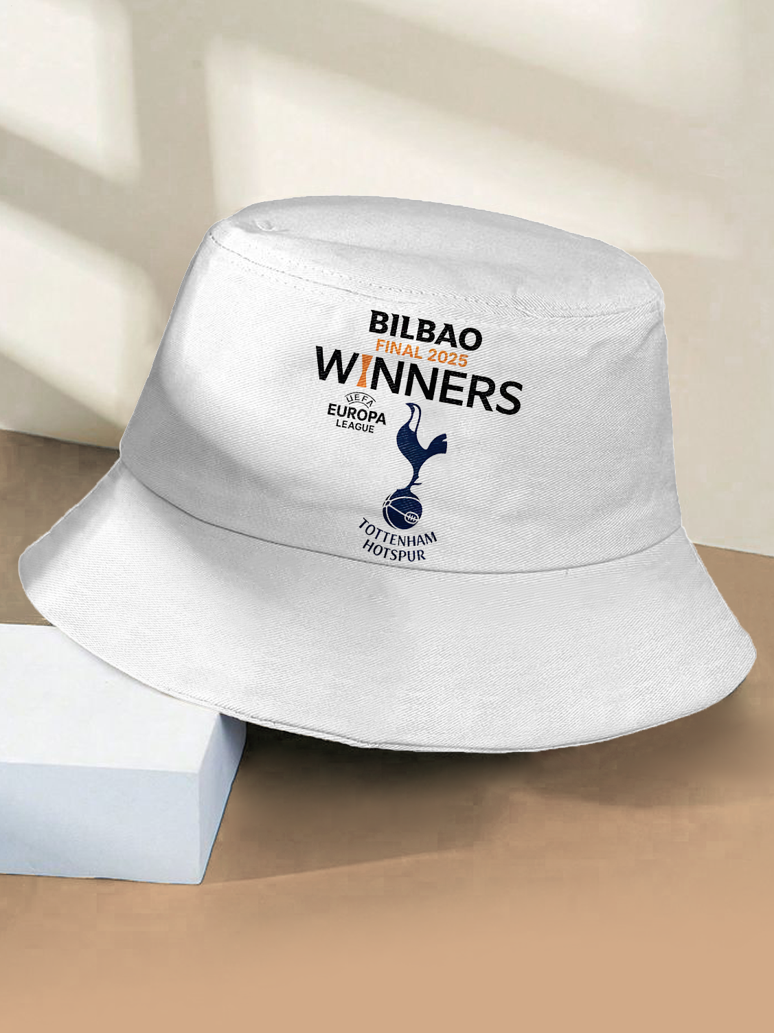 Tottenham Hotspur Europa League Champions 2025 Bucket Hat