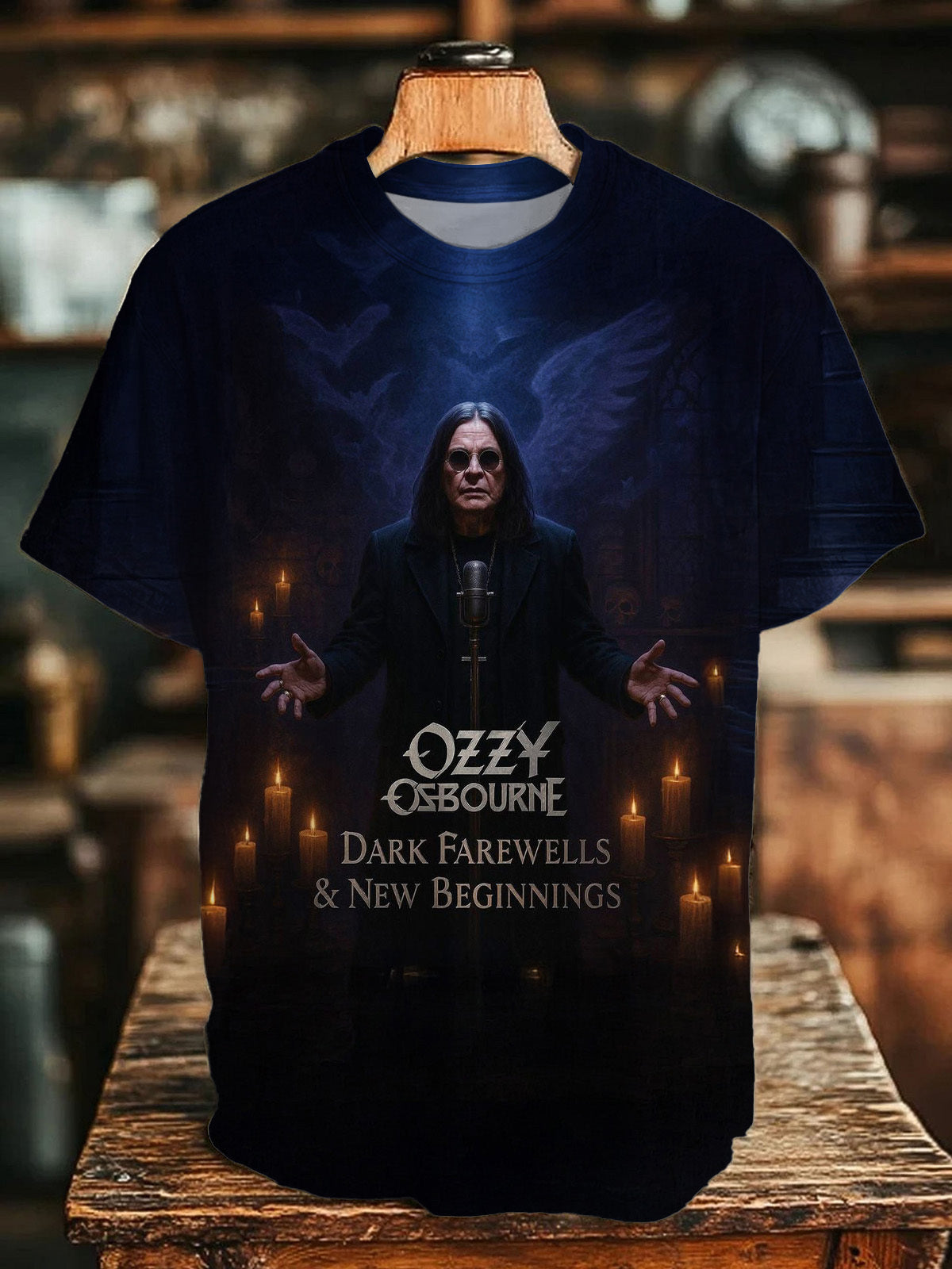 In Memory of Ozzy Osbourne Crew Neck T-shirt
