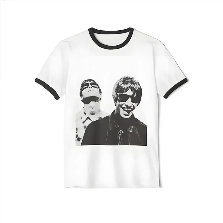 オアシス ミュージックファン クルーネック Tシャツ