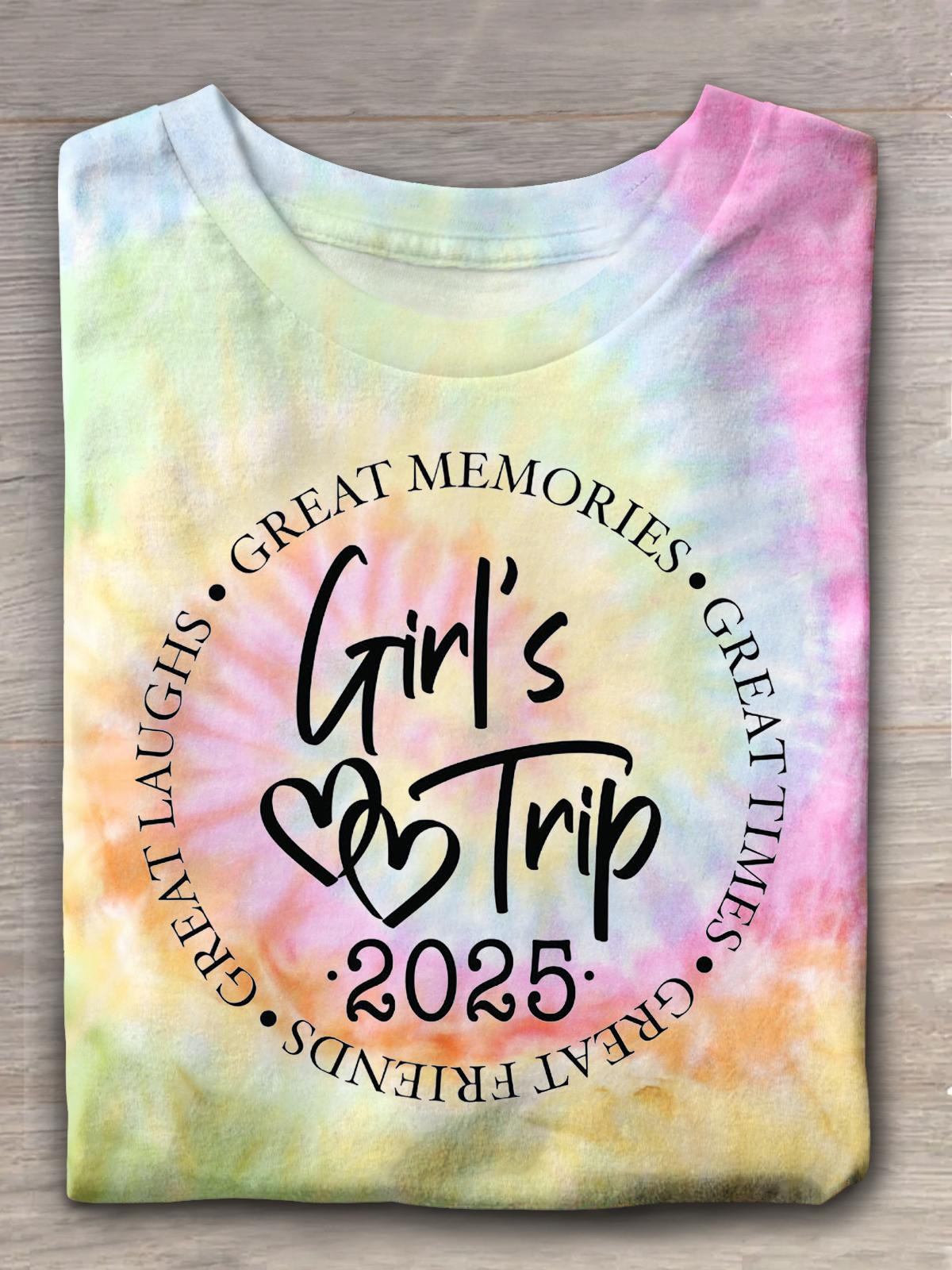 ガールズトリップ2025 クルーネックTシャツ